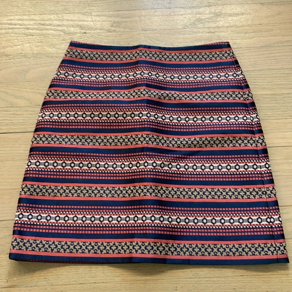 Ann Taylor Striped Pattern Skirt - Picture 1 of 1